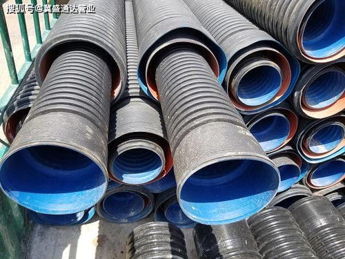 山西冀盛通達(dá)管業(yè)雙壁波紋管共分3個(gè)系列,國標(biāo)波紋管內(nèi)壁為藍(lán)色,非標(biāo)為黑色